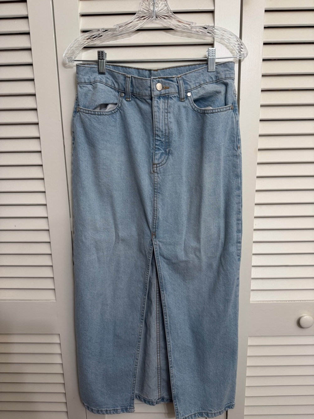 Gianni Bini Light Blue Straight-Leg Denim Jeans